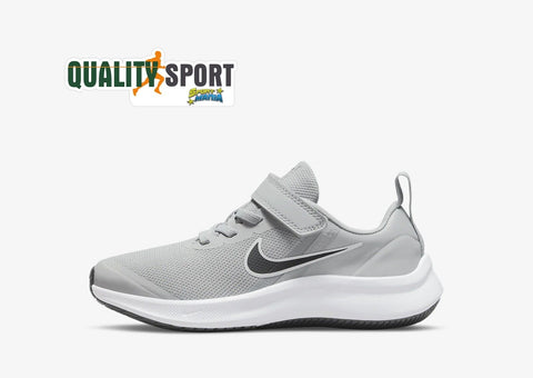 Nike Star Runner 3 Grigio Scarpe Bambino Sportive Running Palestra DA2777 005