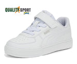 Puma Caven AC+ Bianco Scarpe Shoes Bambino Sportive Sneakers 389307 01