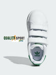 Adidas Stan Smith Bianco Verde Scarpe Infant Sportive Sneakers BZ0520