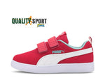 Puma Courtflex Fucsia Scarpe Shoes Bambino Sportive Sneakers 371758 02