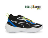 Puma Playmaker Nero Multicolor Scarpe Ragazzo Sportive Basketball 387353 04