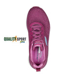 Skechers D'Lux Walker Prugna Scarpe Donna Sportive Palestra Running 149815 PLUM