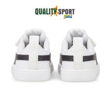 Puma Rickie AC Bianco Nero Scarpe Infant Bambino Sportive Sneakers 384314 03