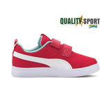 Puma Courtflex Fucsia Scarpe Shoes Bambino Sportive Sneakers 371758 02