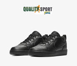 Nike Court Borough Nero Scarpe Ragazzo Donna Sportive Sneakers BQ5448 001