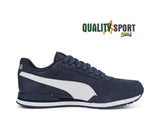 Puma ST Runner V3 SD Blu Suede Scarpe Shoes Uomo Sportive Sneakers 387646 03