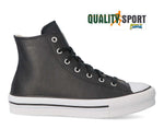 Converse CT AS Eva Lift Hi Nero Scarpe Shoes Donna Sportive Sneakers A02485C