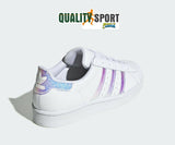 Adidas Superstar Bianco Iridescente Donna Scarpe Sportive Sneakers FV3139