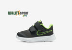 Nike Star Runner 2 Grigio Verde Scarpe Shoes Bambino Infant Running AT1803 004