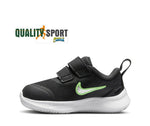 Nike Star Runner 3 Nero Verde Scarpe Infant Bambino Sportive Running DA2778 006