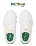 Puma Caven Bianco Verde Scarpe Shoes Bambino Sportive Sneakers 382057 06