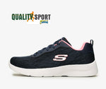 Skechers Dynamight 2.0 Blu Scarpe Donna Sportive Palestra Running 12963 NVPK