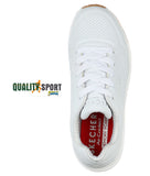 Skechers Uno Stand on Air Bianco Scarpe Donna Sportive Sneakers 403674L WHT