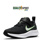 Nike Star Runner Nero Verde Scarpe Shoes Bambino Sportive Sneakers DA2777 006