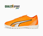 Puma Ultra Play TT Arancio Fluo Scarpe Uomo Sportive Calcetto Soccer 107226 01