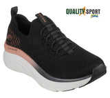 Skechers D'Lux Walker Nero Oro Scarpe Shoes Donna Sportive Sneakers 149366 BKRG