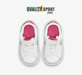 Nike Court Legacy Bianco Rosa Scarpe Infant Bambina Sportive Sneakers DA5382 111