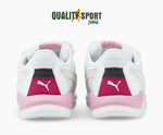 Puma X-Ray Speed Bianco Rosa Scarpe Infant Bambina Sportive Sneakers 385526 04