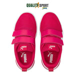 Puma Courtflex Fucsia Scarpe Shoes Bambina Sportive Sneakers 371758 11