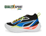 Puma Playmaker Nero Multicolor Scarpe Ragazzo Sportive Basketball 387353 04