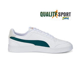 Puma Shuffle Bianco Verde Scarpe Shoes Uomo Sportive Sneakers 309668 22