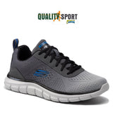 Skechers Track Ripkent Grigio Scarpe Uomo Sportive Running Palestra 232399 CCGY