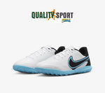 Nike Legend 9 Club TF Bianco Celeste Scarpe Bambino Calcetto Soccer DA1334 146