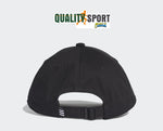 Adidas Cappello Classic Trefoil Originals Baseball Nero Bianco Adulto EC3603