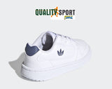 Adidas NY 90 Bianco Blu Scarpe Bambina Bambino Infant Sportive Sneakers FX6478