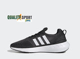 Adidas Swift Run 22 Nero Grigio Scarpe Shoes Uomo Sportive Sneakers GZ3496