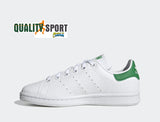 Adidas Stan Smith Bianco Verde Shoes Donna Ragazzo Scarpe Sportive Sneakers FX7519