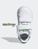 Adidas Stan Smith Bianco Verde Scarpe Infant Sportive Sneakers FX7532