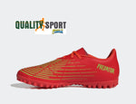 Adidas Predator Edge.4 TF Rosso Fluo Verde Scarpe Uomo Calcetto Soccer GV8525