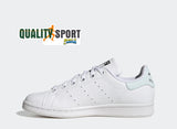 Adidas Stan Smith Bianco Celeste Shoes Donna Scarpe Sportive Sneakers GY4247