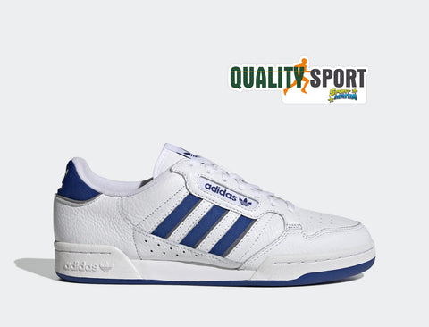 Adidas Continental 80 Stripes Bianco Azzurro Scarpe Shoes Uomo Sportive Sneakers GZ6262