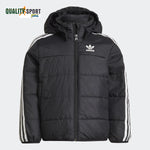 Adidas Originals Padded Jacket Nero Giubbino Giacca Bambino HK2960