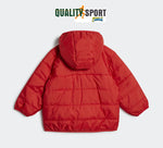 Adidas Originals Padded Jacket Rosso Giubbino Giacca Infant Bambino HK7452