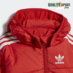 Adidas Originals Padded Jacket Rosso Giubbino Giacca Infant Bambino HK7452