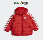 Adidas Originals Padded Jacket Rosso Giubbino Giacca Infant Bambino HK7452
